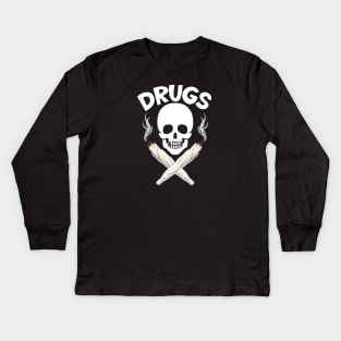 Drugs Kids Long Sleeve T-Shirt